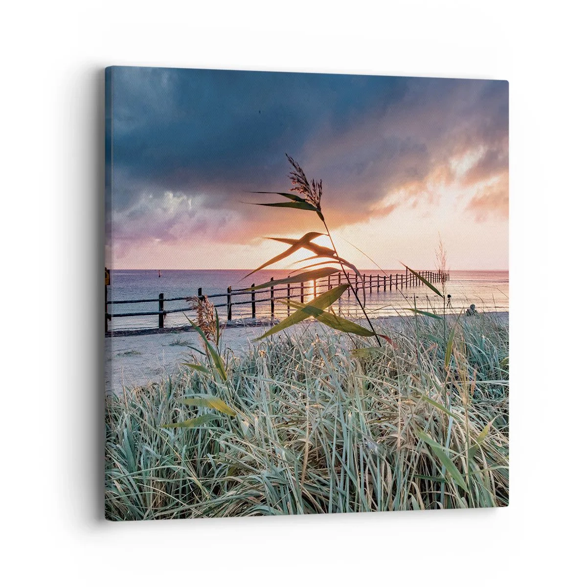 Bild auf Leinwand - Leinwandbild - Es vergeht nicht mit dem Wind - 40x40 cm