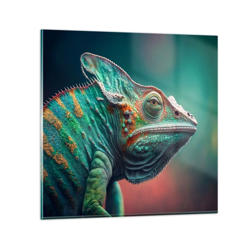 Glasbild - Bild auf glas - Siehst du mich? Nicht gut… - 30x30 cm