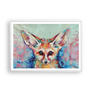 Poster in einem weißen Rahmen - Bist du bereit für mich? - 100x70 cm