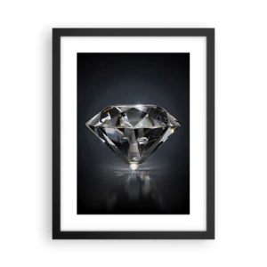 Poster in einem schwarzem Rahmen - Beste Freundin - 30x40 cm