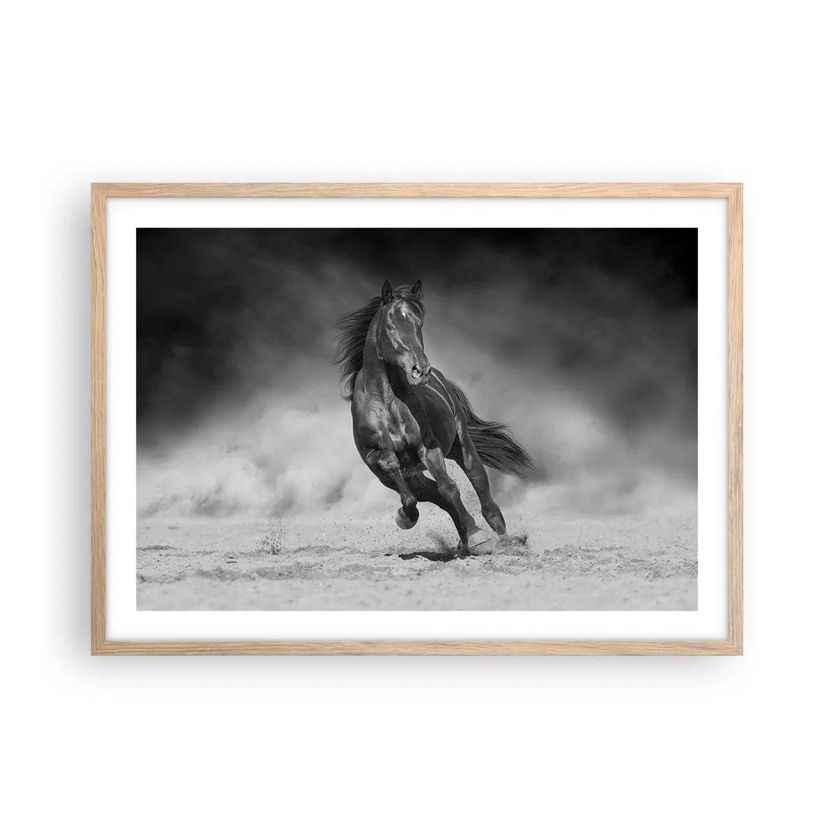 Poster in einem Rahmen aus heller Eiche - Würdig des Emirs selbst - 70x50 cm