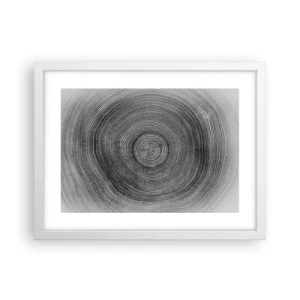 Poster in einem weißen Rahmen - Zeichen der Zeit - 40x30 cm