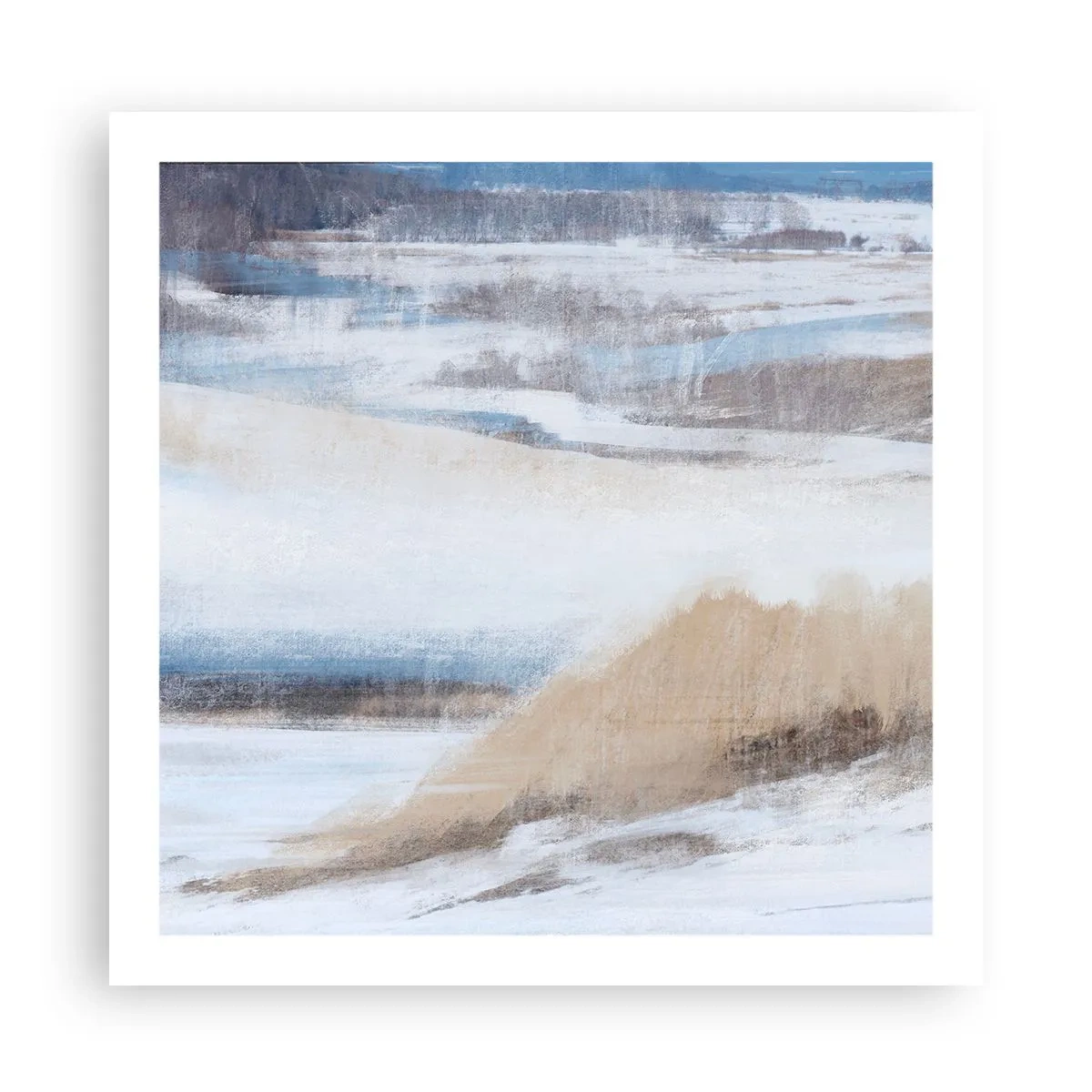 Poster - Winterkomposition - 60x60 cm