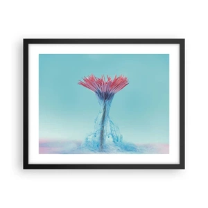 Poster in einem schwarzem Rahmen - In einer belebenden Umarmung - 50x40 cm