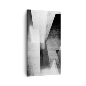 Bild auf Leinwand - Leinwandbild - Die Raumstruktur - 45x80 cm