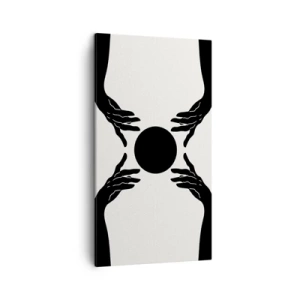 Bild auf Leinwand - Leinwandbild - Geheimes Zeichen - 45x80 cm