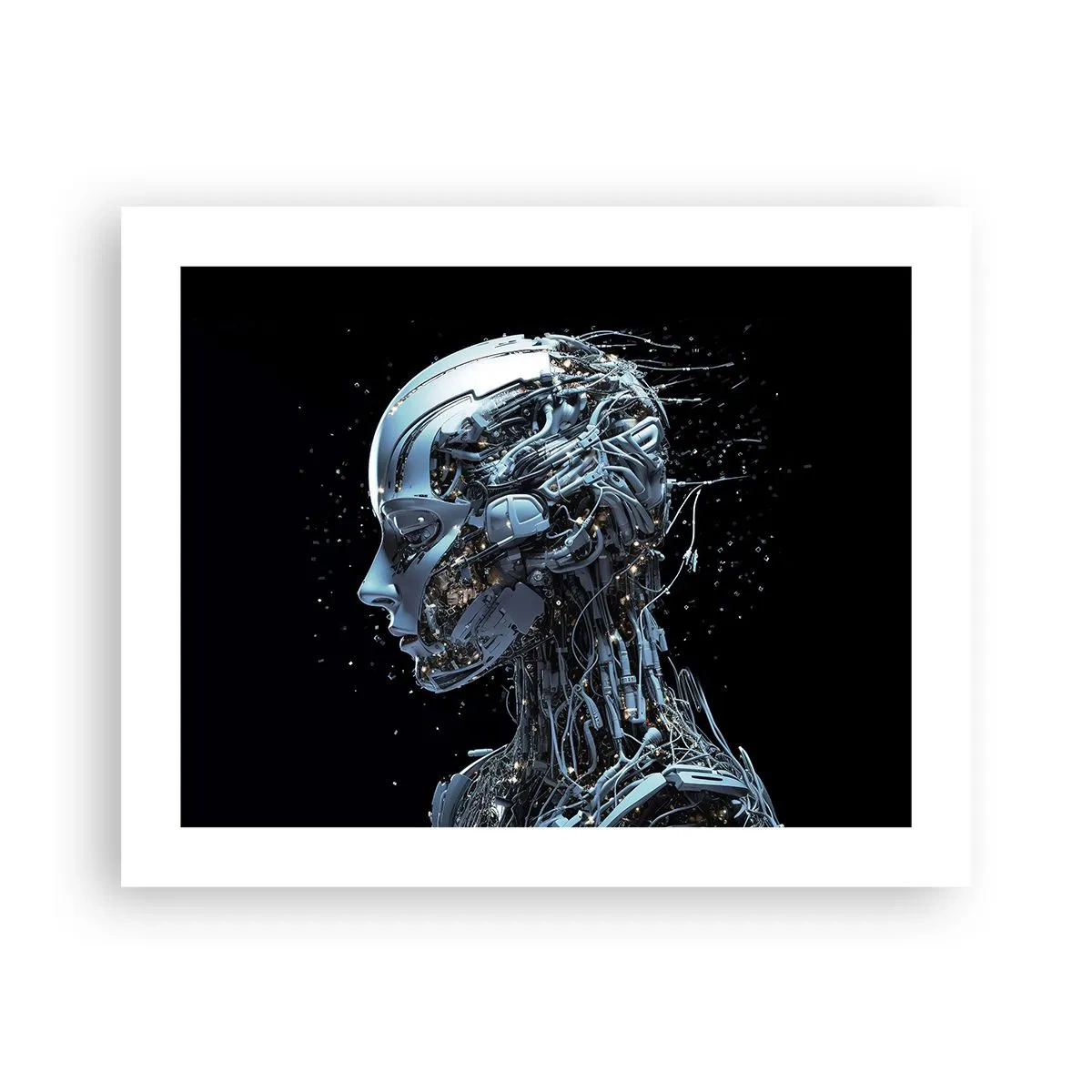 Poster - Technologie ist eine Frau - 50x40 cm