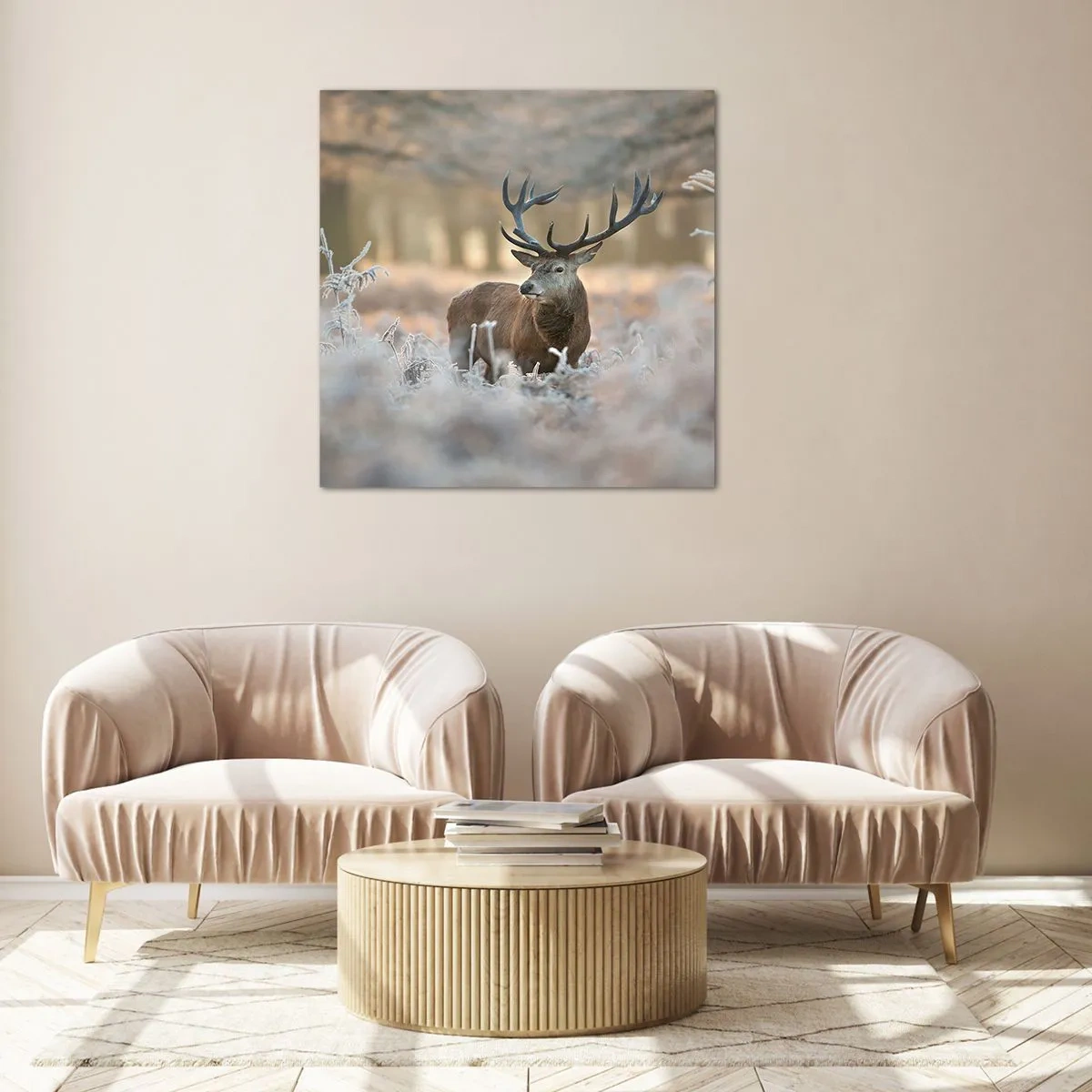 Glasbild - Bild auf glas - Ein flotter Morgen - 30x30 cm