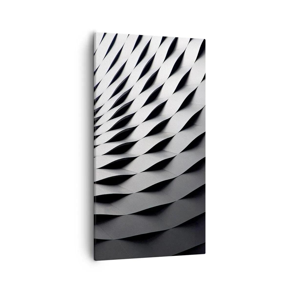 Bild auf Leinwand - Leinwandbild - Auf der Oberfläche der Wellen - 55x100 cm