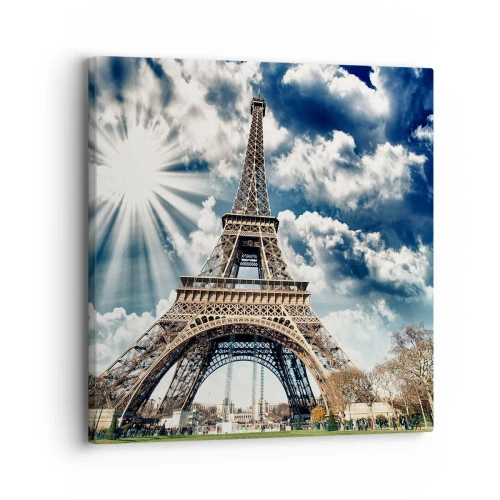 Bild auf Leinwand - Leinwandbild - Die Einzige unter der Sonne - 30x30 cm