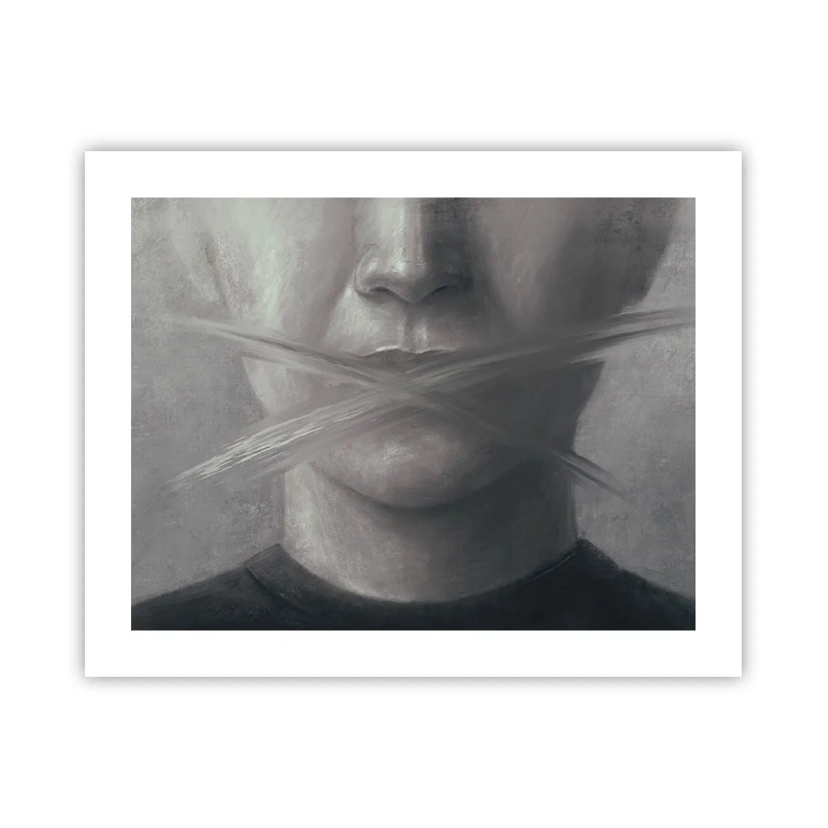 Poster - Ohne ein Wort - 50x40 cm