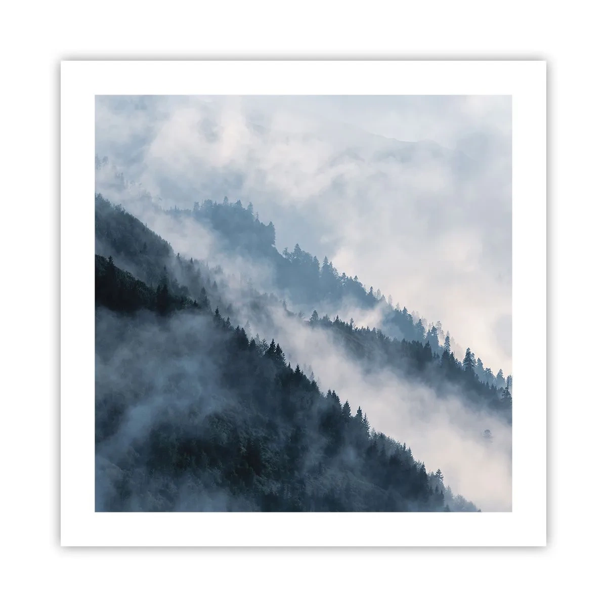 Poster - Mystik der Berge - 50x50 cm