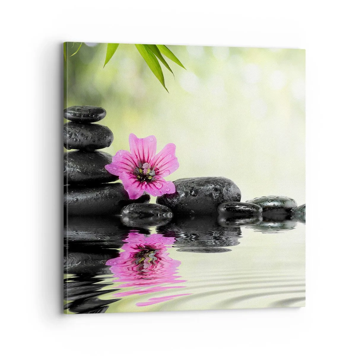 Bild auf Leinwand - Leinwandbild - Zeit für die Seele - 70x70 cm