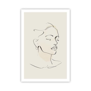 Poster - Eine bestimmte Linie - 61x91 cm