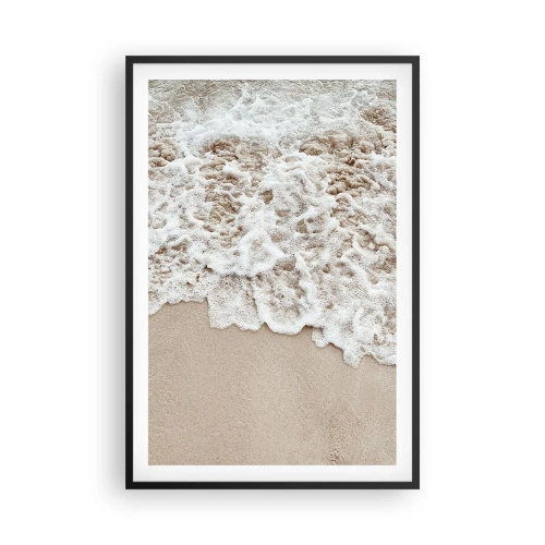 Poster in einem schwarzem Rahmen - Ich komme gleich wieder - 61x91 cm