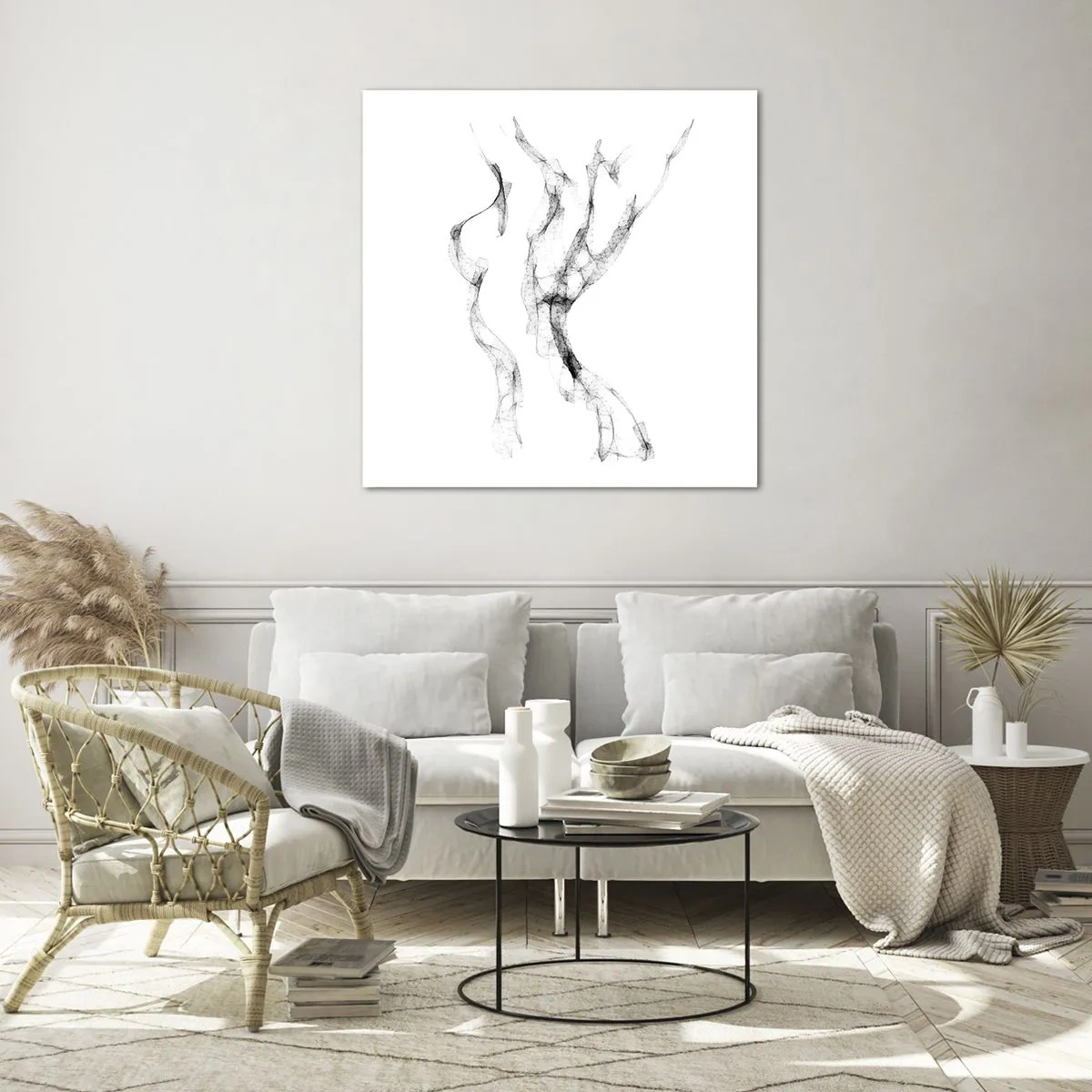 Glasbild - Bild auf glas - Schön und stark - 40x40 cm