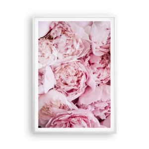 Poster in einem weißen Rahmen - Anschmiegsam und duftend - 70x100 cm