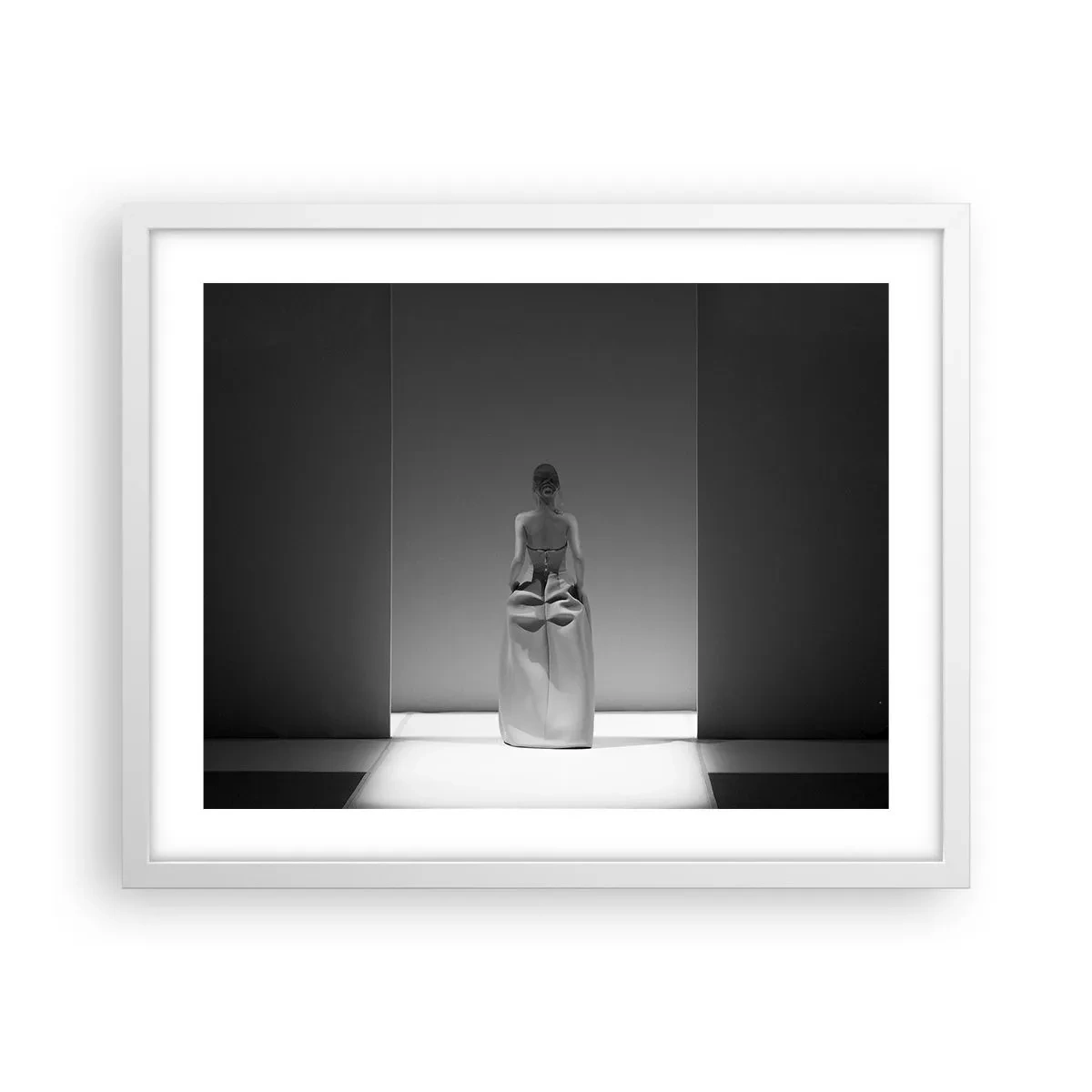 Poster in einem weißen Rahmen - Raffinierte Einfachheit - 50x40 cm