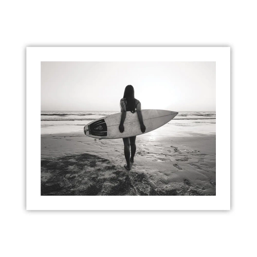 Poster - Die Tochter der Meereswelle - 50x40 cm