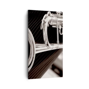 Bild auf Leinwand - Leinwandbild - Eine musikalische Reise in die 1930er Jahre - 45x80 cm