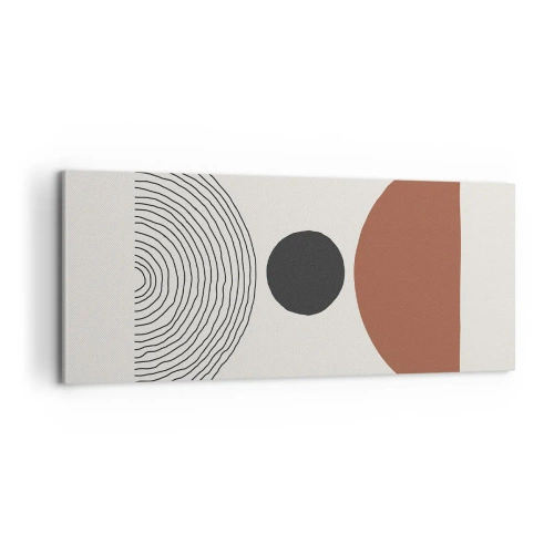 Bild auf Leinwand - Leinwandbild - Das Zentrum der Aufmerksamkeit - 100x40 cm