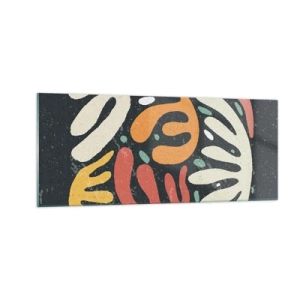 Glasbild - Bild auf glas - Komposition – Ich erwische dich gleich - 100x40 cm