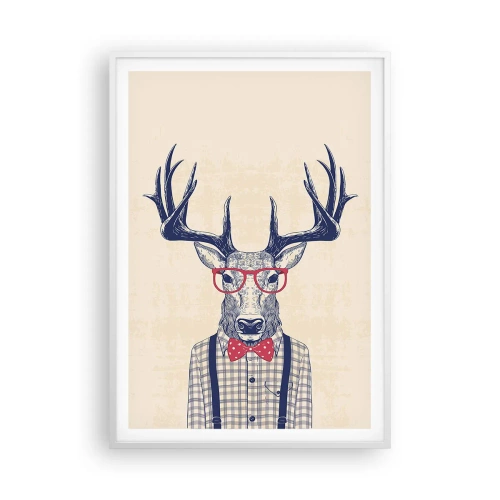 Poster in einem weißen Rahmen - Eine lustige Extravaganz - 70x100 cm