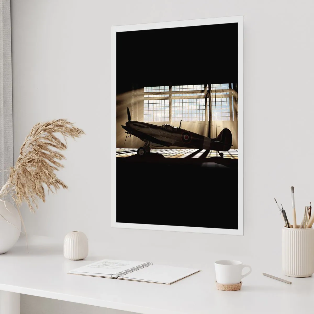 Poster - Die Ruhe eines Kriegers - 70x100 cm