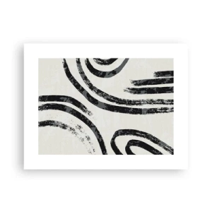 Poster - Bei Hälfte angehalten - 40x30 cm