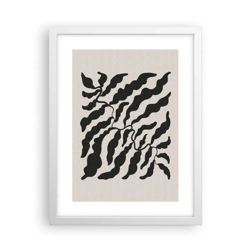 Poster in einem weißen Rahmen - Natur des Quadrats - 30x40 cm