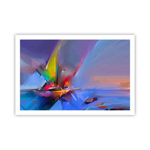 Poster - Propeller wie ein Vogel - 91x61 cm