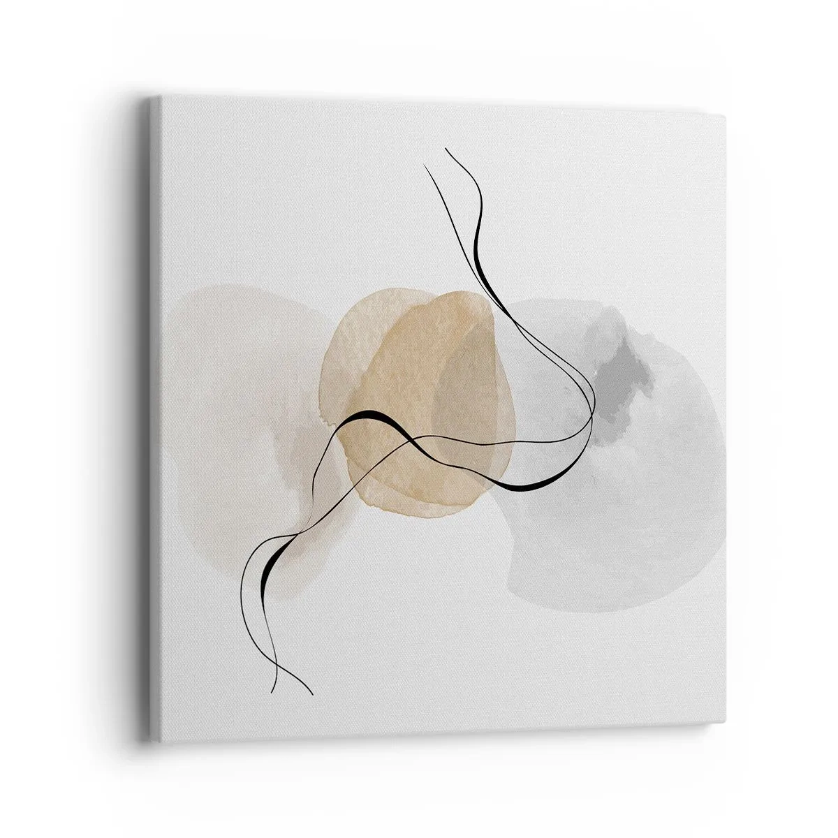 Bild auf Leinwand - Leinwandbild - Luftperlen - 40x40 cm