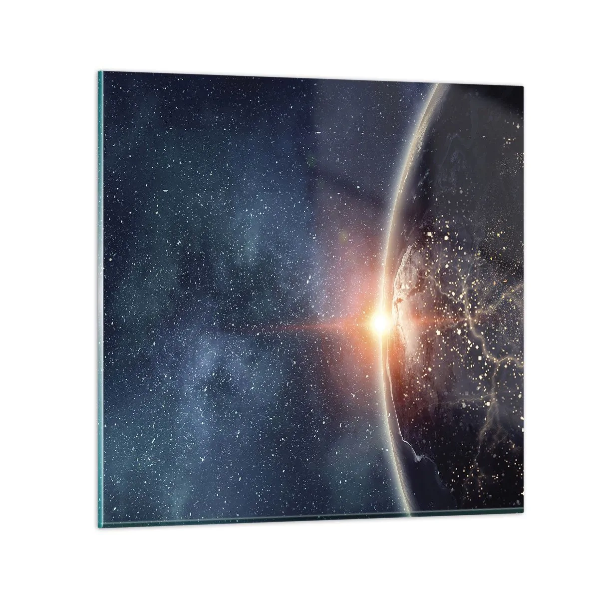 Glasbild - Bild auf glas - In einer neuen Perspektive - 40x40 cm