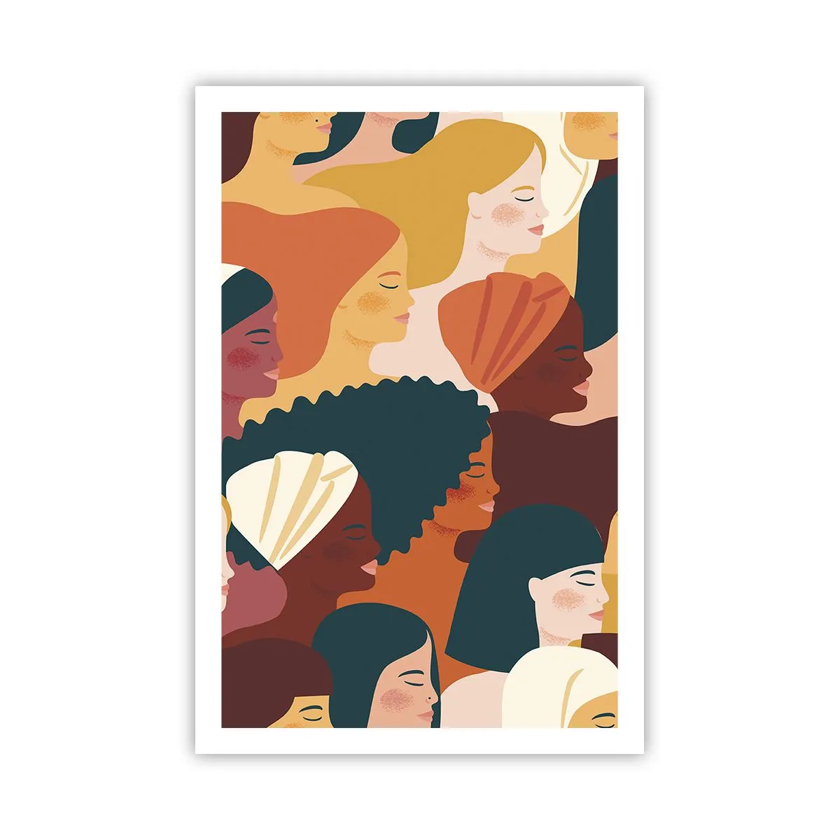 Poster - Nur Weiblichkeit - 61x91 cm