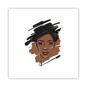 Poster - Süß wie Schokolade - 30x30 cm