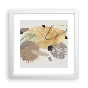 Poster in einem weißen Rahmen - Angewandte Plumkologie - 30x30 cm