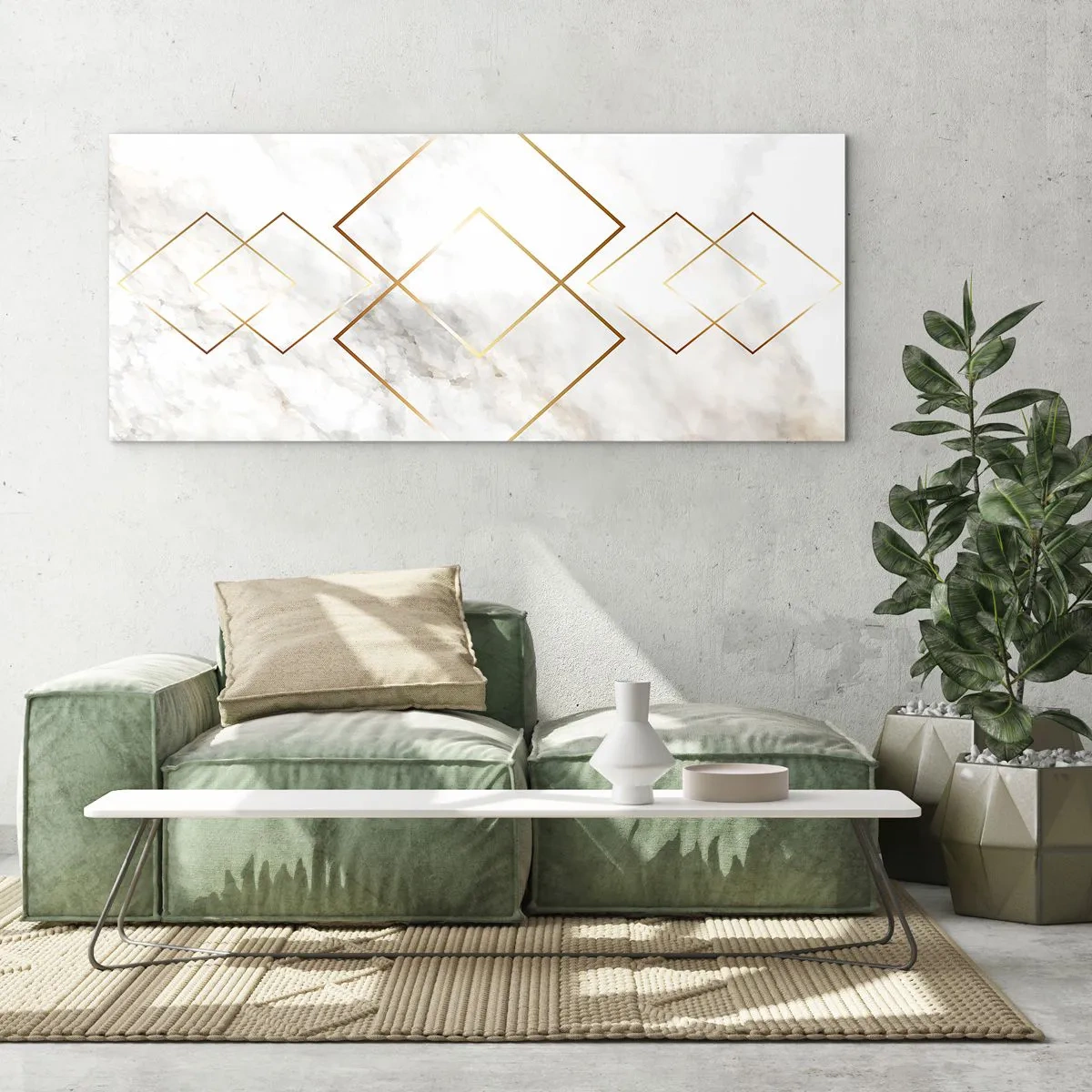 Glasbild - Bild auf glas - Ein Blick in die Unendlichkeit - 100x40 cm