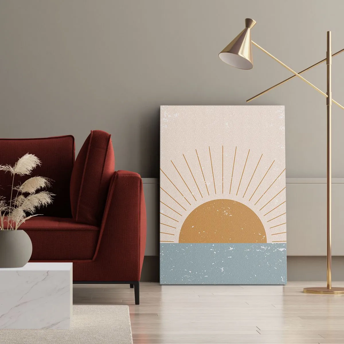 Bild auf Leinwand - Leinwandbild - Alltägliches Wunder - 45x80 cm