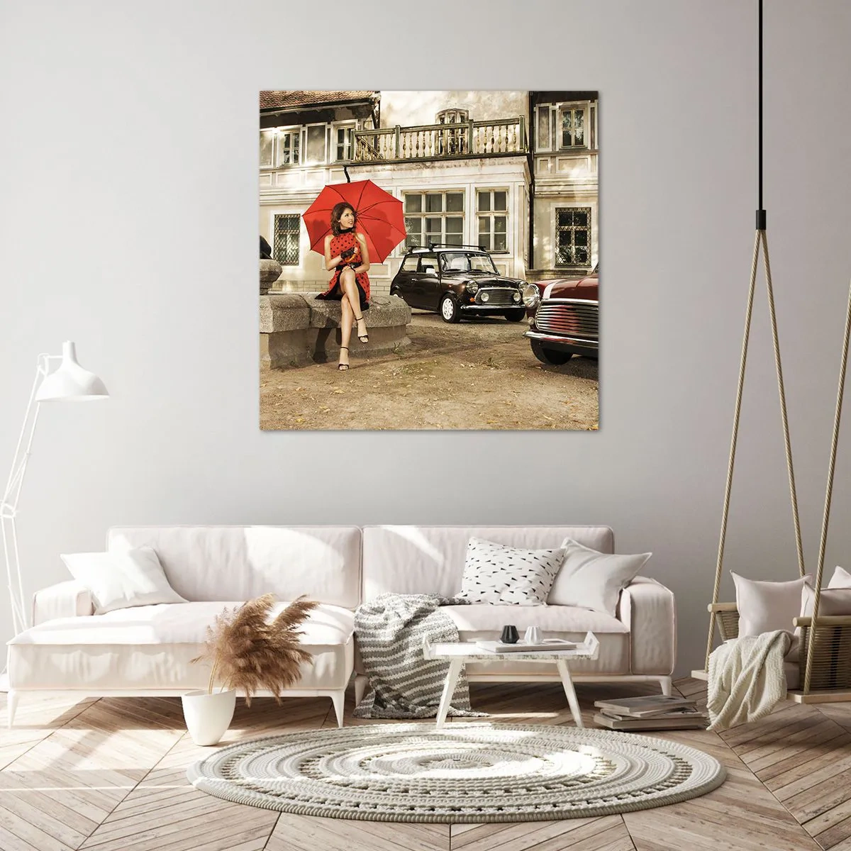 Bild auf Leinwand - Leinwandbild - Eine sentimentale Minireise - 60x60 cm