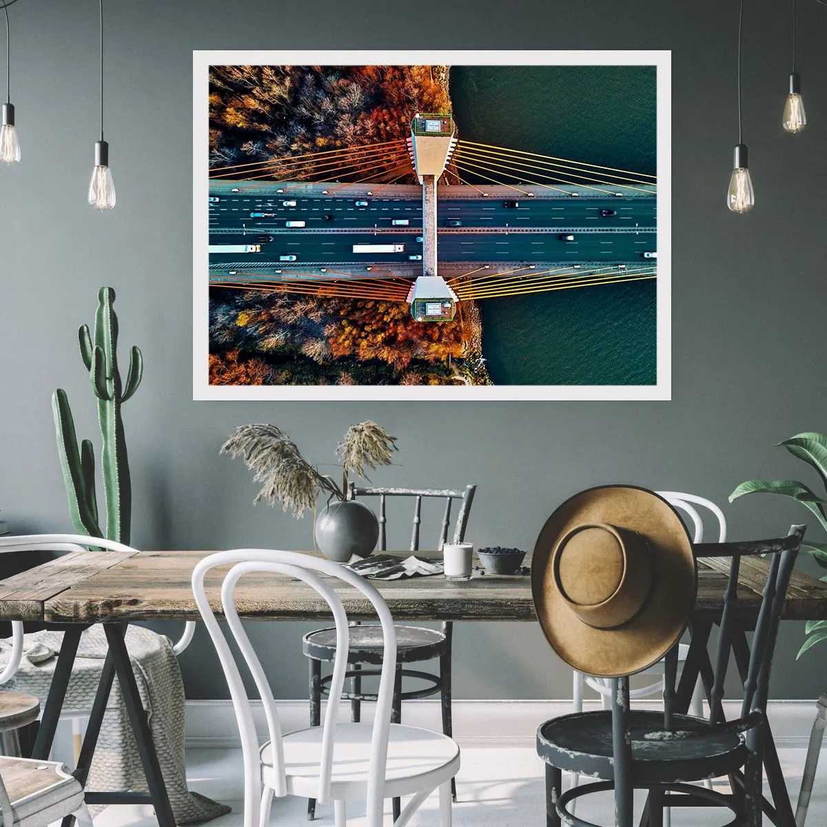 Poster - Jenseits der Gewässer, jenseits der Wälder - 91x61 cm