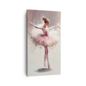 Bild auf Leinwand - Leinwandbild - Wie ein junger Vogel - 45x80 cm