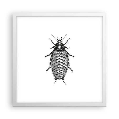 Poster in einem weißen Rahmen - Was für ein Exemplar! - 40x40 cm