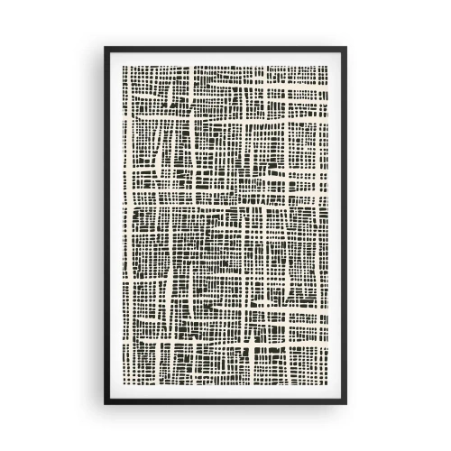 Poster in einem schwarzem Rahmen - Gewebte Komposition - 61x91 cm