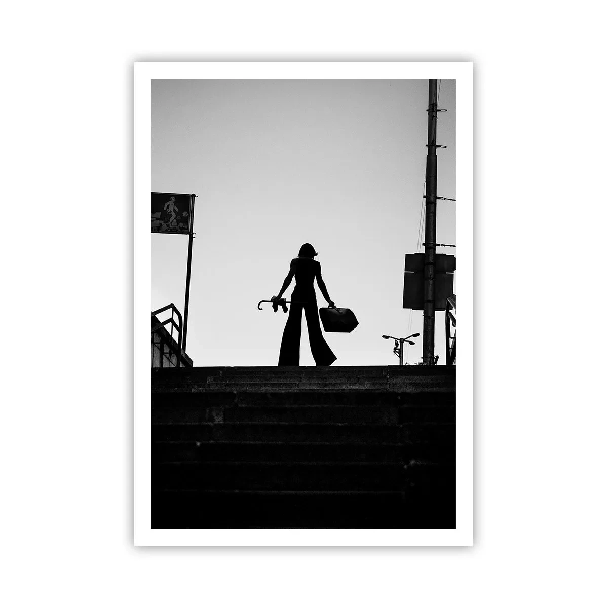Poster - Städtisches Wandern - 70x100 cm