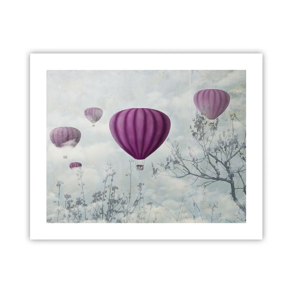 Poster - Wie Schiffe am Himmel - 50x40 cm