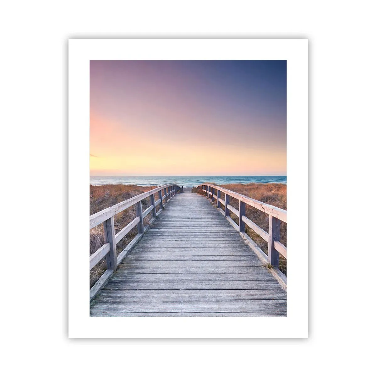 Poster - Baltische Abend-Aurora - 40x50 cm