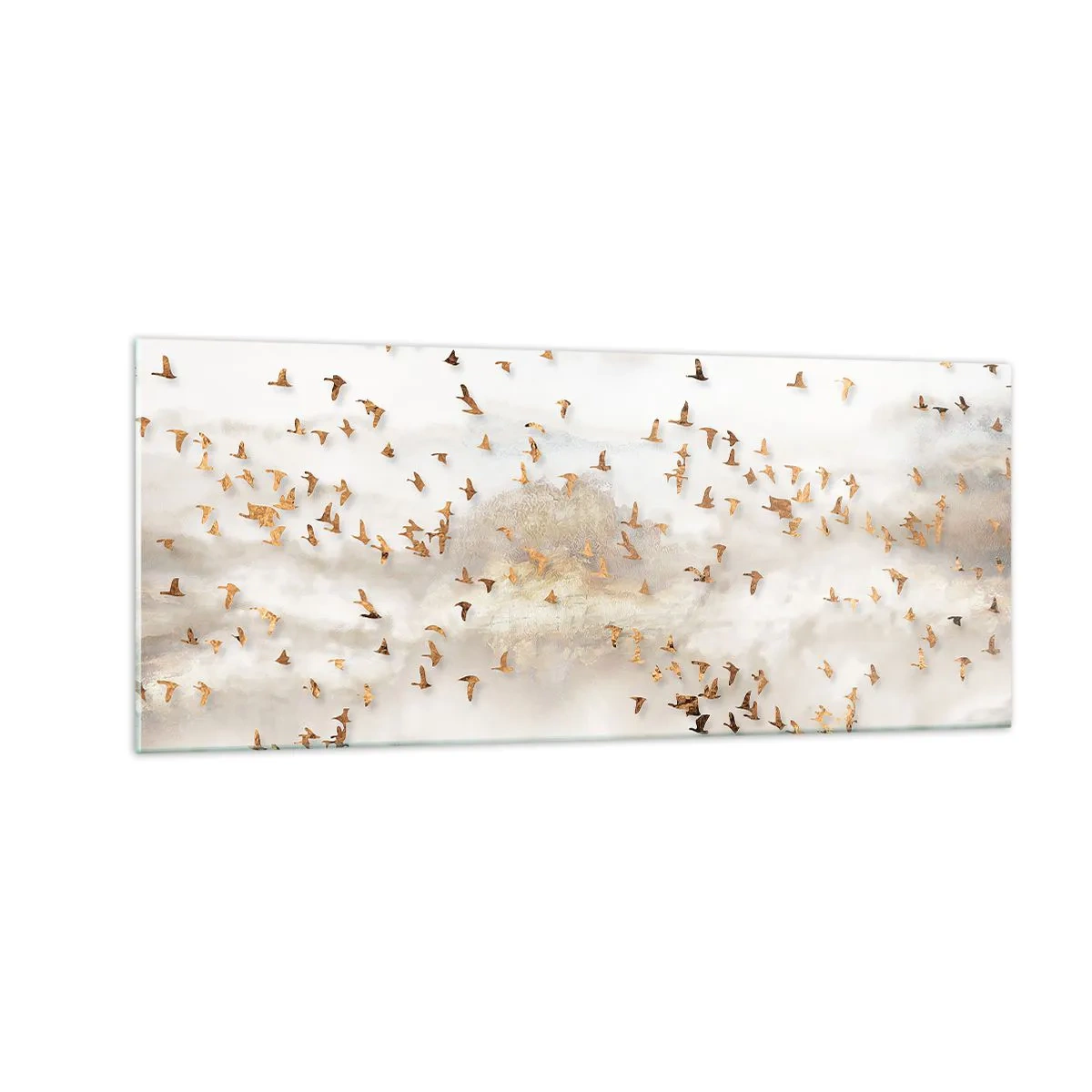 Glasbild - Bild auf glas - Es ist schon die Zeit… - 100x40 cm