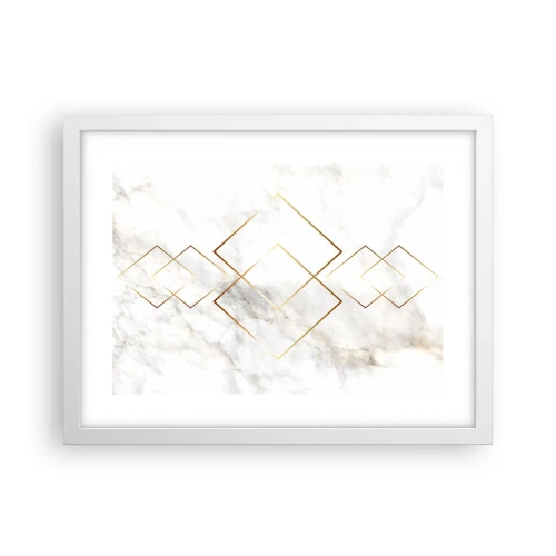 Poster in einem weißen Rahmen - Ein Blick in die Unendlichkeit - 40x30 cm