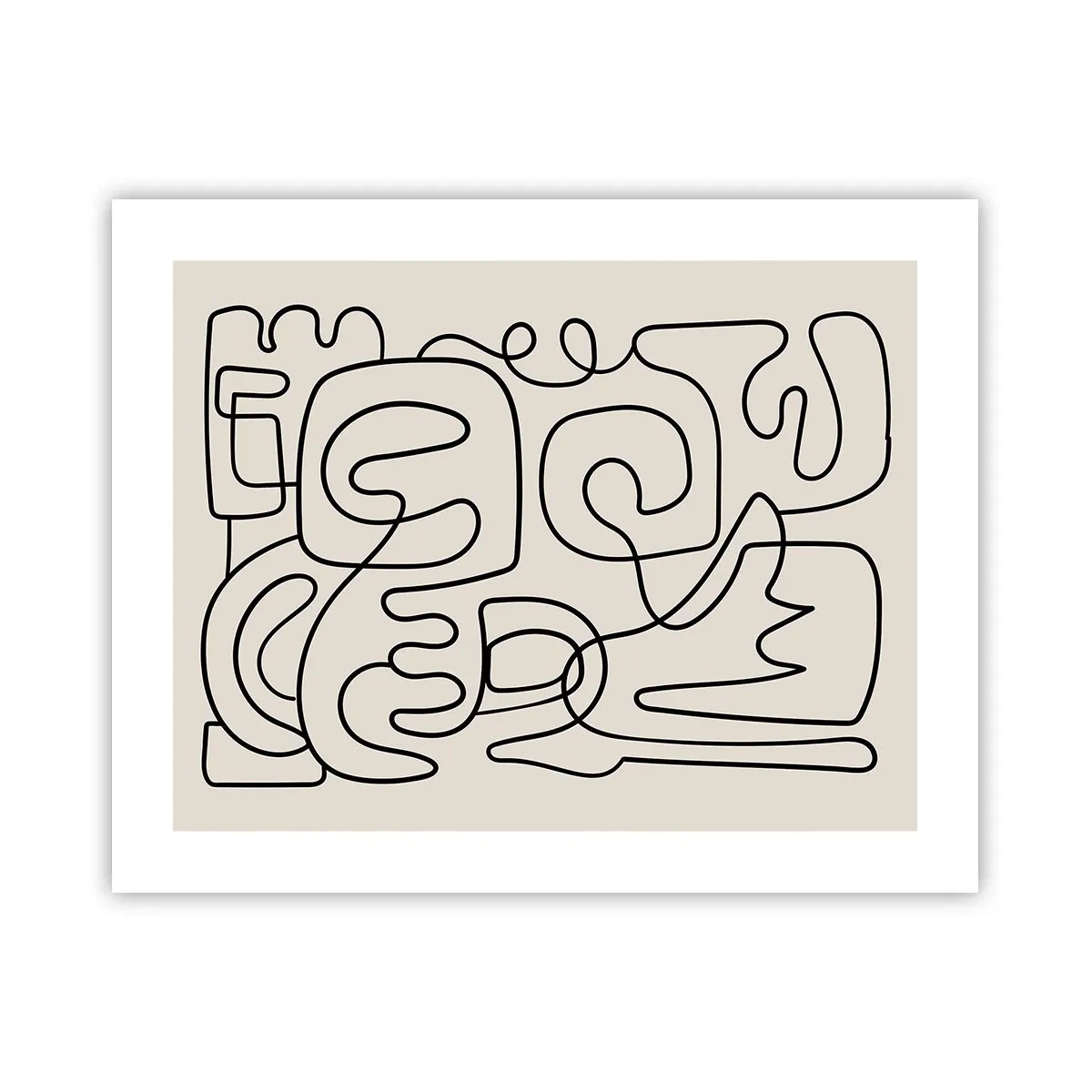 Poster - Folge der Spur - 50x40 cm