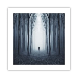 Poster - Alles einfach und übersichtlich - 40x40 cm